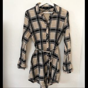 Blu Pepper Flannel Dress/Tunic